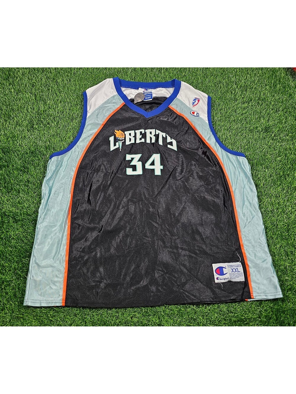 Champion New York Liberty #34 Hampton Basketball Jersey XXL